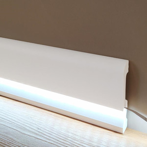 Moulures de <span class=keywords><strong>plafond</strong></span> en mousse de polystyrène <span class=keywords><strong>LED</strong></span> modernes, nouvelle arrivée, éclairage décoratif pour la décoration intérieure d'hôtel - Product Image 2