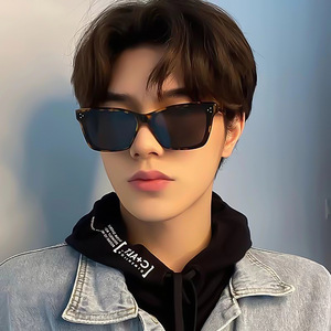 Lunettes de soleil rétro œil de chat pour femmes, monture PC noire, polarisées, protection UV400, type 3 verres, pour la conduite - Product Image 5