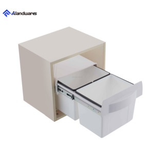 <span class=keywords><strong>Cubo</strong></span> de <span class=keywords><strong>Basura</strong></span> Moderno para Cocina Empotrada, Extraíble, con Función de Empujar y Tirar, de Plástico, Modelo PPD-300B - Product Image 1