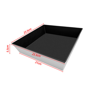 Bandeja Rectangular Profunda de Aluminio de 10 Pulgadas para <span class=keywords><strong>Pizza</strong></span> Estilo <span class=keywords><strong>Detroit</strong></span>, Bandeja para Hornear <span class=keywords><strong>Pizza</strong></span> Rectangular, Utensilios para Hornear para Horno, Estilo <span class=keywords><strong>Pizza</strong></span> <span class=keywords><strong>Detroit</strong></span> - Product Image 1