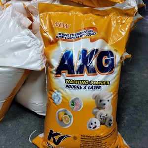 Venta caliente de Gambia <span class=keywords><strong>GFJ</strong></span> AKG detergente en polvo de KJ detergente 100G 1kg 5kg 10kg detergente en polvo - Product Image 5