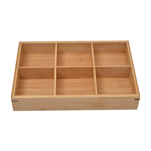 Multi-ngăn kệ gỗ thu nhỏ hiển thị trường hợp bằng gỗ phân loại khay cubby giá freestanding hoặc treo tường hộp bóng - Product Image 3