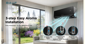 Nuevo Sistema de Aire Acondicionado Split Variable de Pared BAUF, R32, 9000 BTU, Calefacción y Refrigeración, Eficiencia Energética A++, Aire Acondicionado Doméstico - Product Image 5