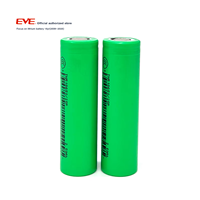 18650 Cylindrical Rechargeable Battery for Consumer Electronics High Rate 2500mAh 3.6V