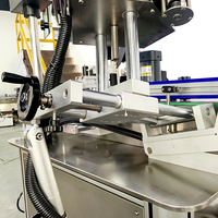 Máquina Etiquetadora Automática de Doble Cabezal para Botellas Redondas, Máquina de Impresión de Etiquetas para Botellas de Cerveza y Agua, Compatible con Impresoras de Fecha de Caducidad
