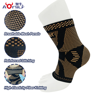 Attelle de cheville personnalisée avec logo en ions de cuivre, orthèses de pied et de cheville, fasciite plantaire, compression de mouvement, attelle de cheville - Product Image 3