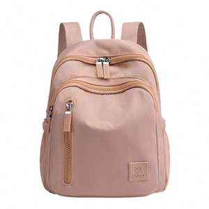 Sac à dos féminin d'été en cuir PU avec nœud décoratif imperméable avec fermeture à rabat portable idéal pour un usage quotidien et les voyages - Product Image 4