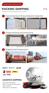 Rongsheng vật liệu chịu lửa JM 23 JM 26 JM 30 cách nhiệt lửa gạch trắng nhẹ mullite cách nhiệt gạch cho lò - Product Image 6