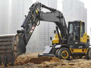 Escavadora de Rodas Nova de Alta Qualidade EW205D, Escavadora Média com Capacidade de Balde de 0,86m³ à Venda - Product Image 4