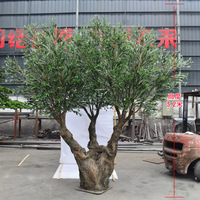 WWYG Kunstmatige Kunststof Kunstmatige Zwarte Olijfbomen 7ft 6ft Hoog Handgemaakt Ecologisch Natuurlijke Kerst Binnen- en Tuinplanten