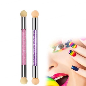 Stylo à double extrémité pour nail art dégradé, tête éponge, manche en plastique, stylo de shading pour manucure et design ombré - Product Image 4