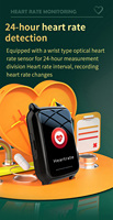 Montre GPS pour personnes âgées avec appel SOS, détection de chute, moniteur de fréquence cardiaque et de température, géolocalisation, historique des trajets, IP67, 4G