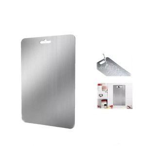 2024 Wholesale Durable Double Sided Titanium Metal Eco-Friendly 2mm Thick Cutting Board Chopping Blocks for <b>Kitchen</b> Use - Product Image 1