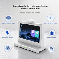 Traducteur intelligent pour entreprises avec 140 langues mondiales et algorithme de microphone AB pour le commerce extérieur et l'hôtellerie
