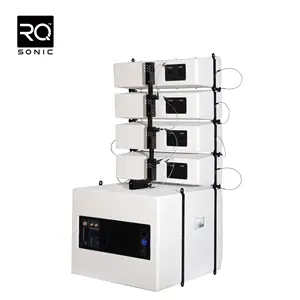RQSONIC LA412D-W 1000W scène de concert haut-parleur alimenté actif Line array haut-parleur son BOX PA système