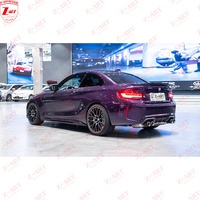 Kit carrosserie tuning en fibre de carbone Z-ART M2 pour BMW F87, kit carrosserie spoiler en fibre de carbone pour BMW F87 M2 Competition, diffuseur Aerokit