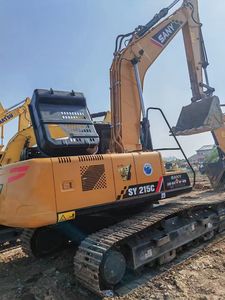 High Quality Hydraulic 2022 Mode <b>Used</b> SANY SY215C Crawler <b>Excavator</b> 21Ton <b>Excavators</b> | Large Crawler Digger for Sale - Product Image 2