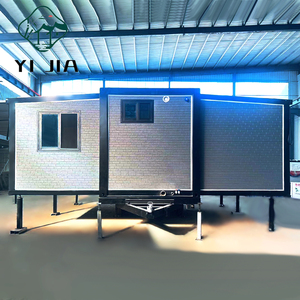 Trailer gấp nhà đúc sẵn 20 'vận chuyển <span class=keywords><strong>container</strong></span> <span class=keywords><strong>container</strong></span> nhà sẵn sàng để sống 2 phòng ngủ di động đúc sẵn - Product Image 2