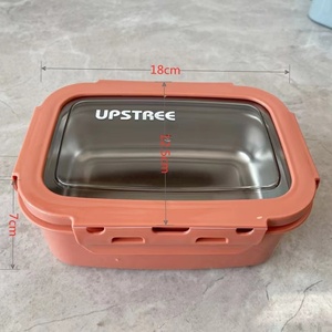 Boîte à lunch pour enfants d'école rectangulaire en plastique étanche <span class=keywords><strong>Anime</strong></span> Portable micro-ondes récipient alimentaire école enfants boîte à lunch - Product Image 2