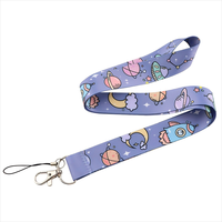 Lanière de poignet en polyester personnalisée de haute qualité, imprimée par sublimation, avec crochet pour téléphone et accessoires de porte-clés