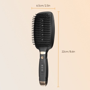Masseur électrique du cuir chevelu, peigne électrique, brosse lissante pour cheveux, brosse lissante électronique laser professionnelle pour salon - Product Image 6