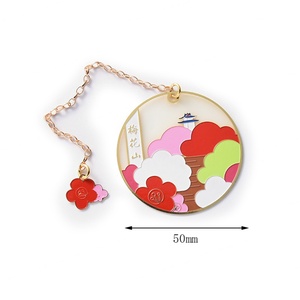 Custom Round Pocket Metal <b>Bookmark</b> Wholesale - Product Image 5