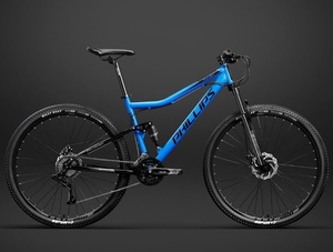 Bicicleta de Montaña Nueva OEM en Stock, 26, 27.5, 29 Pulgadas, 24, 27, <span class=keywords><strong>30</strong></span> Velocidades, Doble Amortiguación, Naranja, con Frenos de Disco, para Adultos - Product Image 3