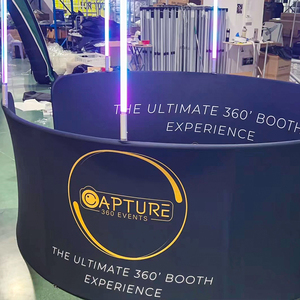 Cổ điển nửa vòng tròn gian hàng ảnh căng thẳng khung bao vây 360 gian hàng ảnh bao vây bối cảnh - Product Image 4