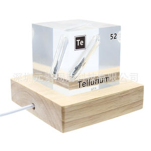 Cubo Decorativo de Telúrio con Luz Nocturna de 52 LED Multicolor, Alimentado por USB, Control Táctil - Product Image 5