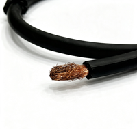 Zhongkai 450/750V 70mm Flexibles Mehradriges Kupfer-Gummi-Schweißkabel Niederspannung 90°C für Hochleistungs-Elektroschweißen