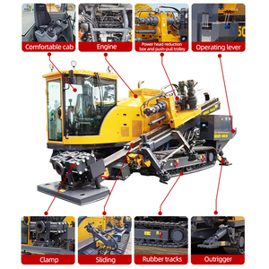 Máy khoan định hướng ngang nhỏ gọn hengwang để lắp đặt tiện ích giàn HDD di động để bán - Product Image 6