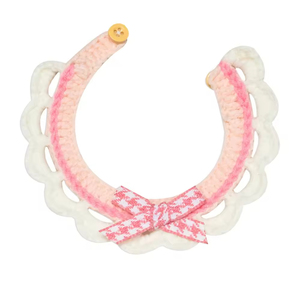 Collare in morbida pelle di lusso giapponese per gatti, con stampa fantasia, decorato con piume in lega, sciarpa per gattini, asciugamano per cani, accessori per animali domestici - Product Image 6