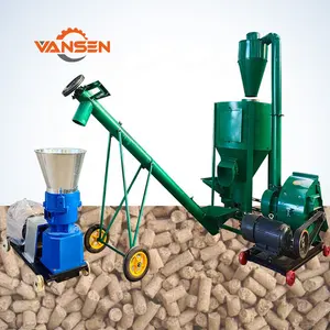 large scale poultry animal cattle chicken feed pellet machine line for keyna