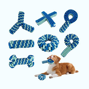 C4P sıcak satmak mavi köpek çiğnemek oyuncak dayanıklı inşaat çiğnemek dayanıklı %  savlo sıkı polipropilen elyaf elyaf yapılmış - Product Image 1