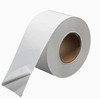 Flexographie Colle acrylique thermofusible Doublure en verre Papier auto-adhésif Rouleau d'étiquettes Jumbo