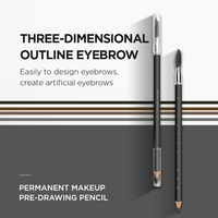Stylo de microblading Famisoo FMS-A2-01 personnalisé pour maquillage permanent, accessoires PMU, étanche, pour la conception des sourcils, avec logo