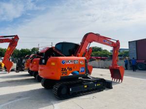 Miniexcavadora Hidráulica Hitachi ZX70 Usada de Buena Calidad, Pocas Horas de Uso, Motor y Transmisión en Perfecto Estado, Ideal para Trabajos de Paisajismo y Urbanismo - Product Image 5