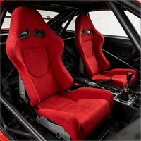 Siège de course réglable LK Value, inclinable, style Lowmax, pour simulateur de cockpit, chaise de jeu universelle avec double rail coulissant