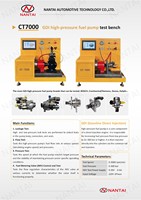 Pompe à carburant haute pression CT7000 GDI pour machine de banc, essence, pour outil de nettoyage d'injecteurs GDI, équipement d'inspection 1 an
