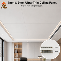 Panneau sandwich léger en aluminium alvéolaire pour plafond, ininflammable, haute planité, pour la décoration murale et de plafond commerciale