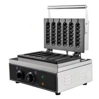 Machine à pâtisserie à 6 fentes avec bouton, puissance de 1,55 kW, grande capacité pour supermarché et franchise