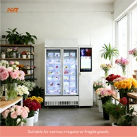 Máquina Expendedora Refrigerada Inteligente XY de 28 Compartimentos con Pantalla Táctil de 22 Pulgadas y Gestión Basada en la Nube para Flores y Frutas Frescas