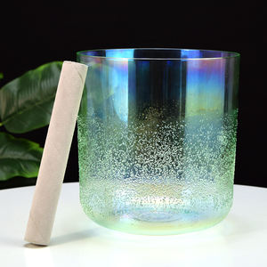 अनुकूलित अद्भुत चक्र रंग अल्की क्रिस्टल गायन कटोरे सेट 7 टुकड़े स्पष्ट मध्यस्थता योग क्रिस्टल गायन कटोरे सेट - Product Image 4