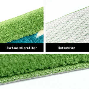 Alfombra de Baño Rectangular de Microfibra Floral con Borde Rosa, Absorbente, Antideslizante, para Uso Doméstico, Entrada o Dormitorio - Product Image 5