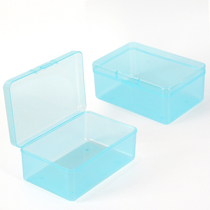 SUNSHING Plastic Cosmetic Cotton Pad Container Nail Wipes Dispenser <b>Box</b> Disposable Face Towel Case Clear Cotton Tissue Holder - Product Image 6