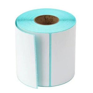 맞춤형 58mmx40mm 합성 이중층 종이 자가 점착 방수 산업용 냉동 식품용 무지 감열 라벨 - Product Image 3
