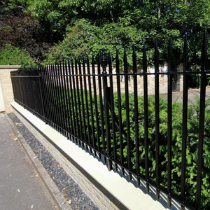 Clôture de sécurité tubulaire sur mesure Clôture tubulaire Clôture tubulaire en acier métallique de sécurité extérieure de sécurité - Product Image 3