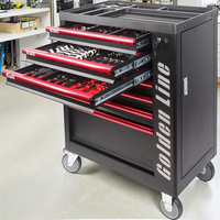 Chariot Desserte à Outils Roulant en Acier de Haute Qualité, Matériau en Fer, Armoire à Outils en Promotion