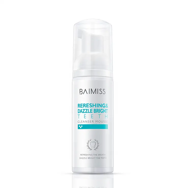 BAIMISS Shining Tooth-Cleaning Mousse Toothpaste Teeth Whitening Oral Hygiene Removes Plaque Stains Bad Breath Dental Tool