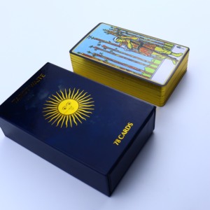 Compra Personalizada al por Mayor de <span class=keywords><strong>Cartas</strong></span> del <span class=keywords><strong>Tarot</strong></span> con Lámina Dorada, Impresión de Mazos de <span class=keywords><strong>Tarot</strong></span> OEM, <span class=keywords><strong>Cartas</strong></span> del <span class=keywords><strong>Tarot</strong></span> - Product Image 4